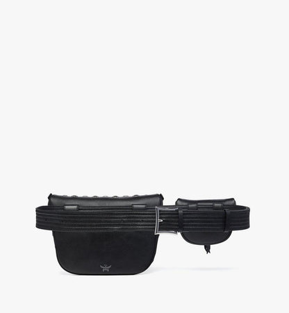 MWZGSAK01BK001-Diamant 3D Belt Bag in Galactic Gala Lamb Leather|BLACK