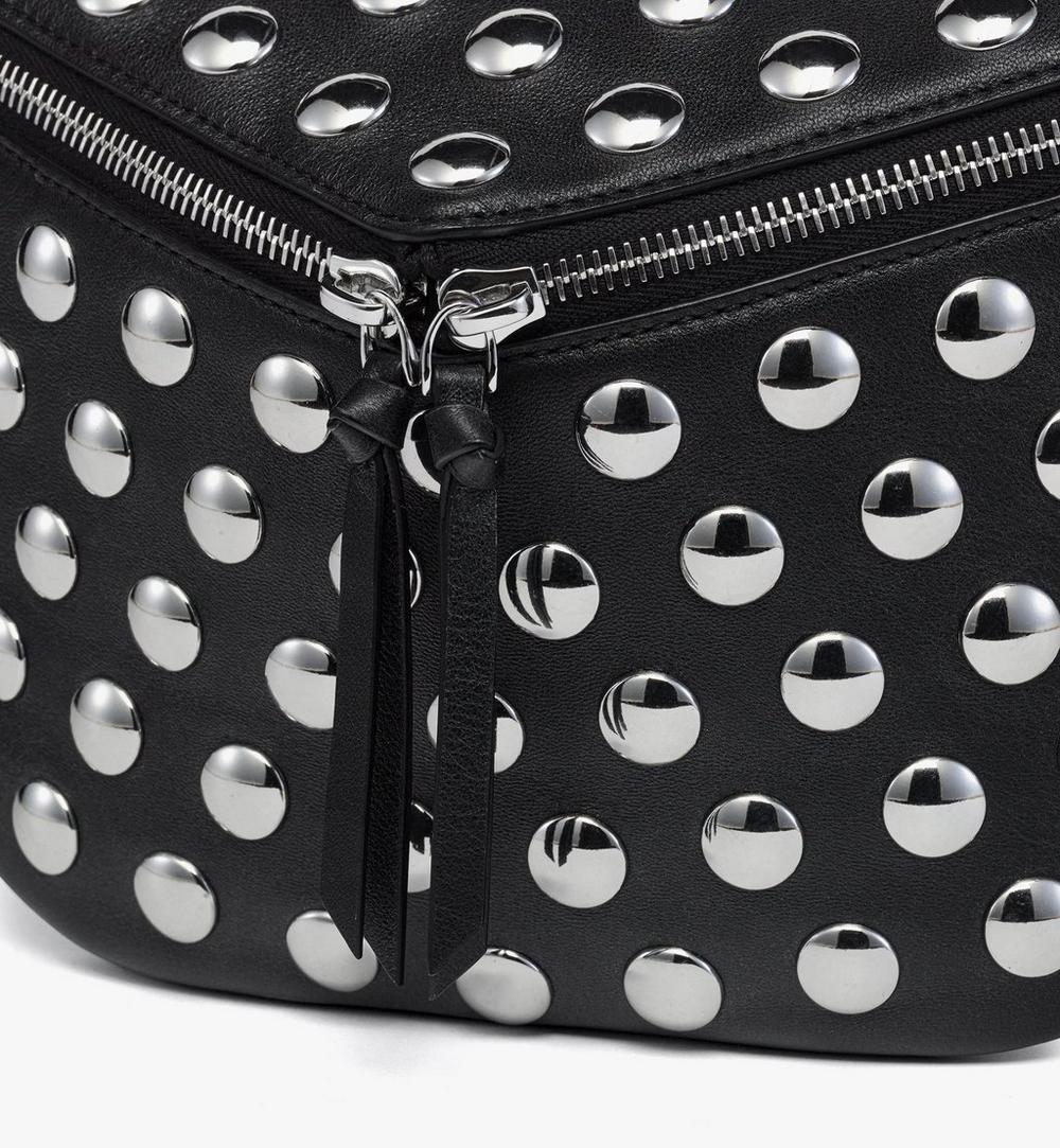 MWZGSAK01BK001-Diamant 3D Belt Bag in Galactic Gala Lamb Leather|BLACK