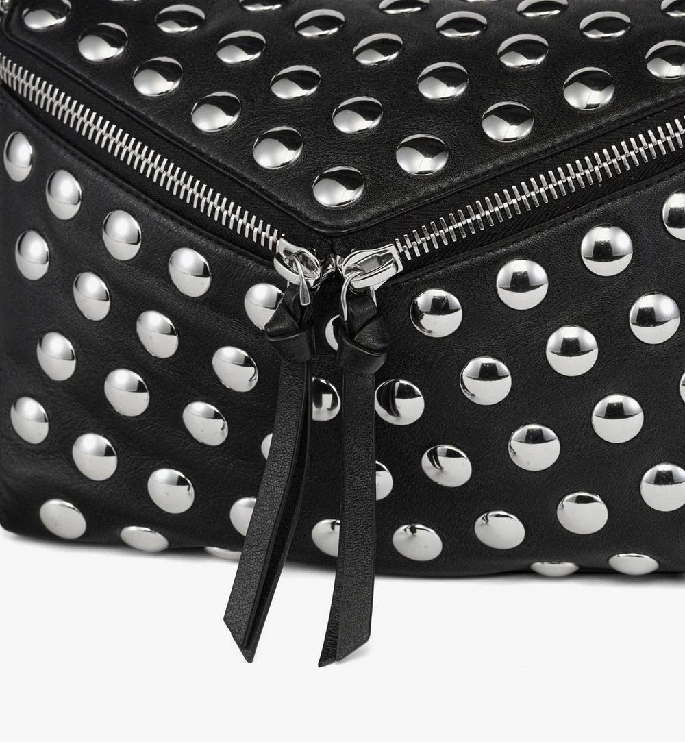 MWSGSAK01BK001-Diamant 3D Shoulder Bag in Galactic Gala Lamb Leather|BLACK