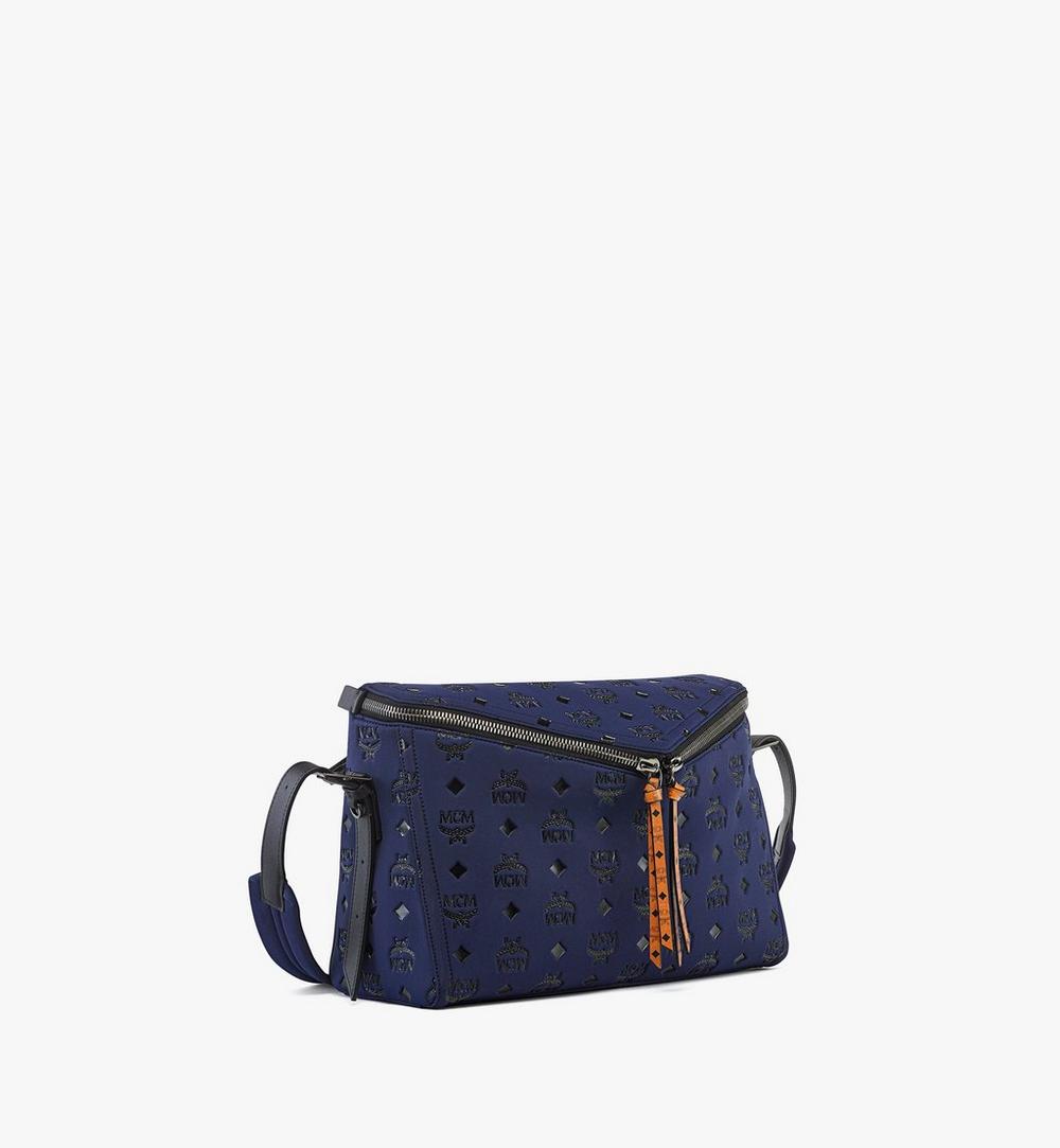 MWSFSAK04VC001-Diamant 3D Shoulder Bag in Monogram Neoprene|NAVY BLAZER