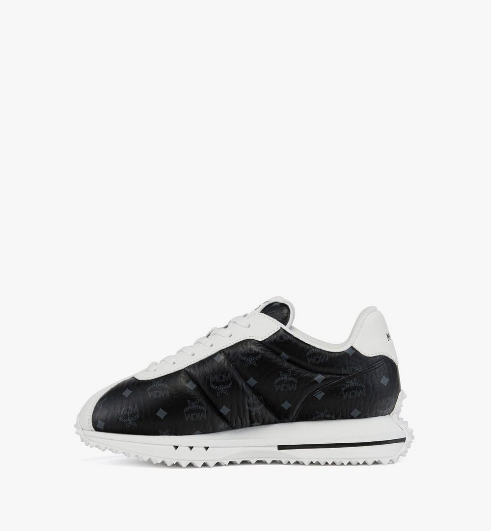 MESGSAS01BK037-Diamante Lo Sneakers in Quilted Monogram Leather|BLACK