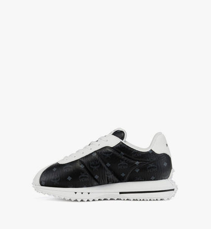 MESGSAS01BK037-Diamante Lo Sneakers in Quilted Monogram Leather|BLACK