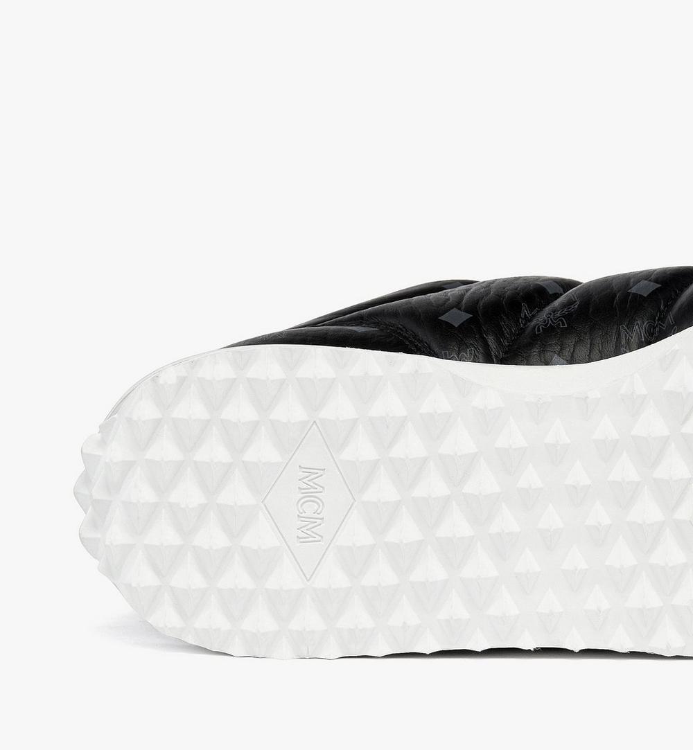MESGSAS01BK039-Diamante Lo Sneakers in Quilted Monogram Leather|BLACK