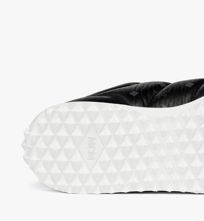 MESGSAS01BK039-Diamante Lo Sneakers in Quilted Monogram Leather|BLACK