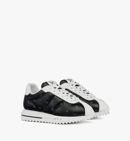MESGSAS01BK036-Diamante Lo Sneakers in Quilted Monogram Leather|BLACK