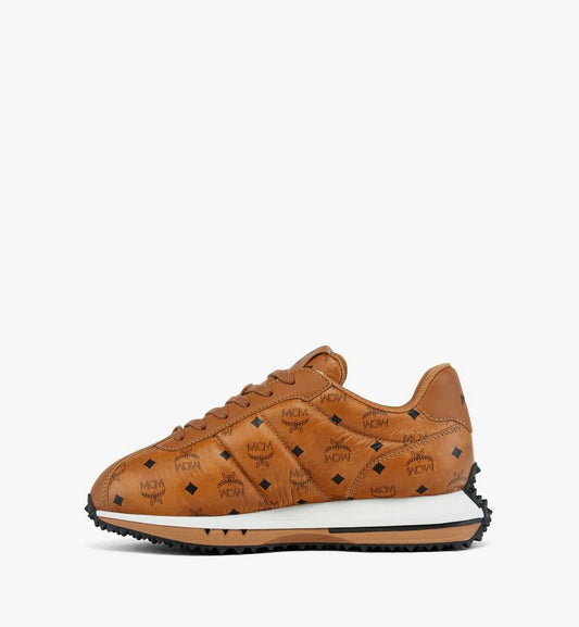 MEXGSAS01CO042-Diamante Lo Sneakers in Quilted Monogram Leather|COGNAC