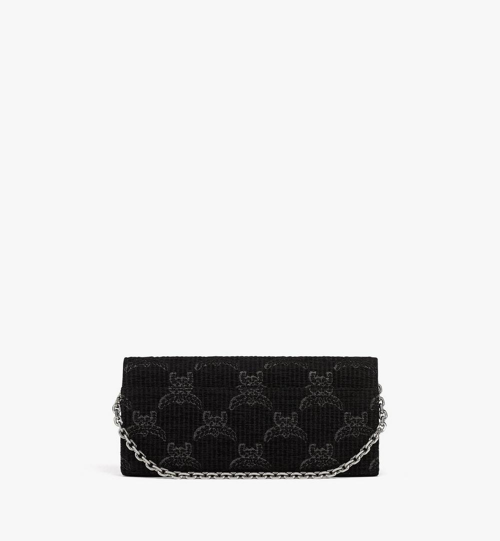 MWCGSAK01BK001-Diamond Clutch in Lauretos Lurex Jacquard|