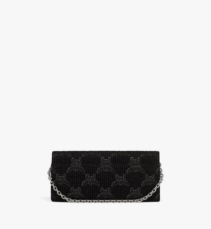 MWCGSAK01BK001-Diamond Clutch in Lauretos Lurex Jacquard|