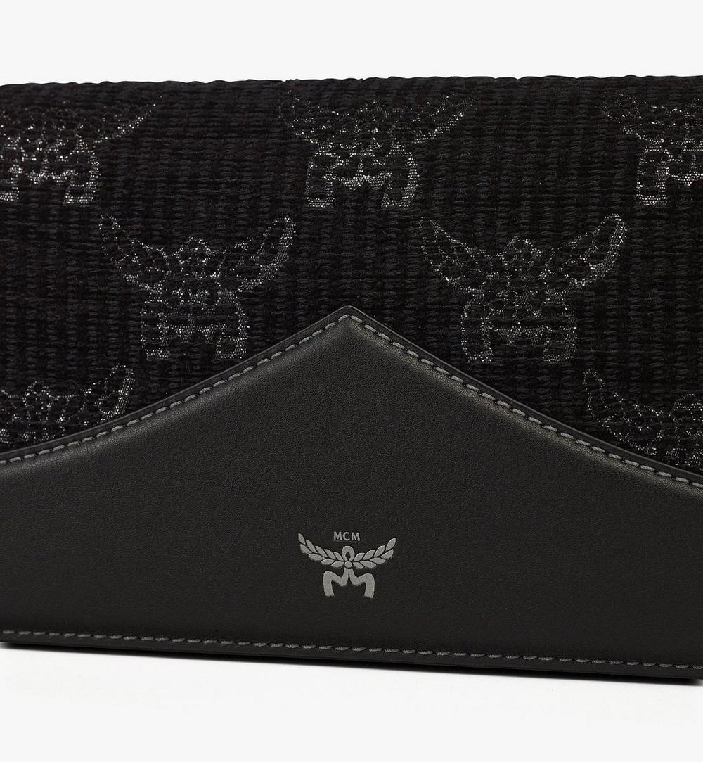MWCGSAK01BK001-Diamond Clutch in Lauretos Lurex Jacquard|