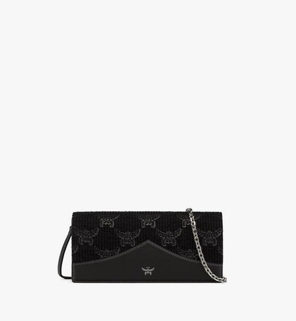 MWCGSAK01BK001-Diamond Clutch in Lauretos Lurex Jacquard|