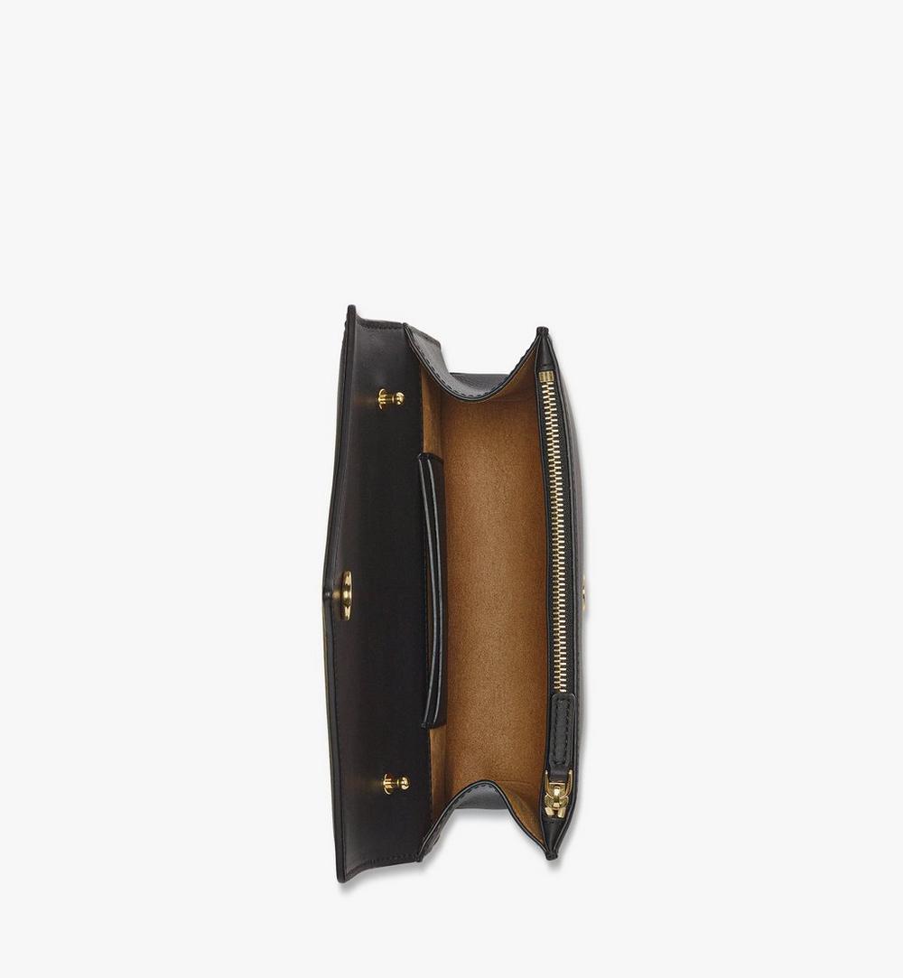 MWRESAK01BK001-Diamond Shoulder Bag in Spanish Calf Leather|BLACK