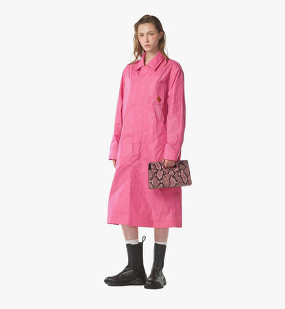 MWRFSAK03Q2001-Diamond Tote in Python Print Coronet|BLUSH PINK