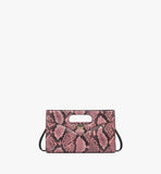 MWRFSAK03Q2001-Diamond Tote in Python Print Coronet|BLUSH PINK