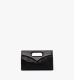 MWRFSAK01BK001-Diamond Tote in Sequin Lamb Leather|BLACK