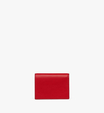 MYSEAAK01XC001-Diamond Wallet in Calf Leather|CANDY RED