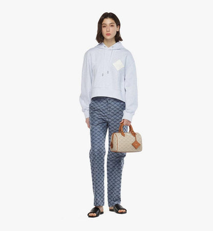 MWBESEA08I9001-Ella Boston Bag in Lauretos|OATMEAL