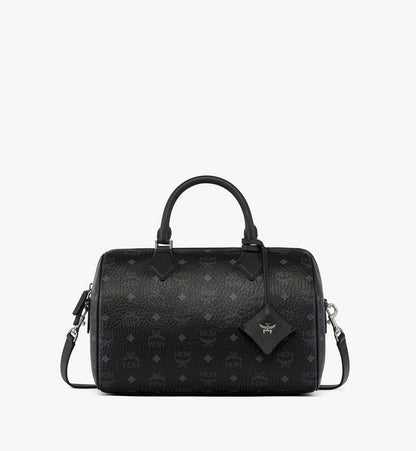 MWBGSEA01BK001-Ella Boston Bag in Visetos|