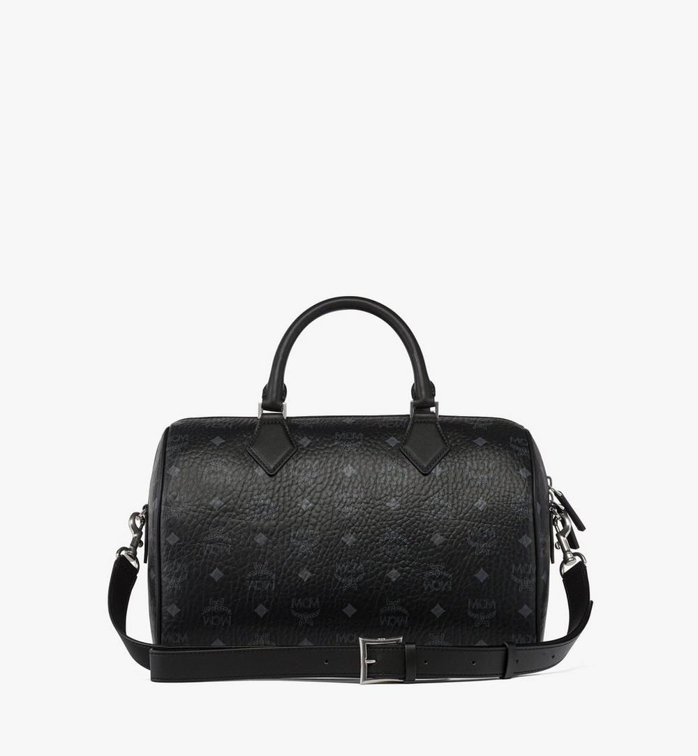 MWBGSEA01BK001-Ella Boston Bag in Visetos|