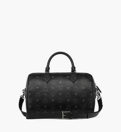 MWBGSEA01BK001-Ella Boston Bag in Visetos|