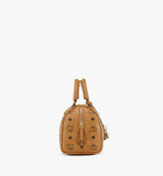 MWBESEA02CO001-Ella Boston Bag in Visetos|COGNAC