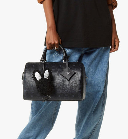 MWBGSEA01BK001-Ella Boston Bag in Visetos|