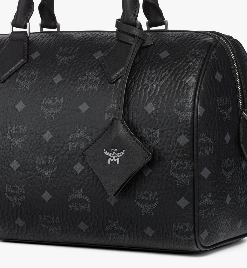 MWBGSEA01BK001-Ella Boston Bag in Visetos|