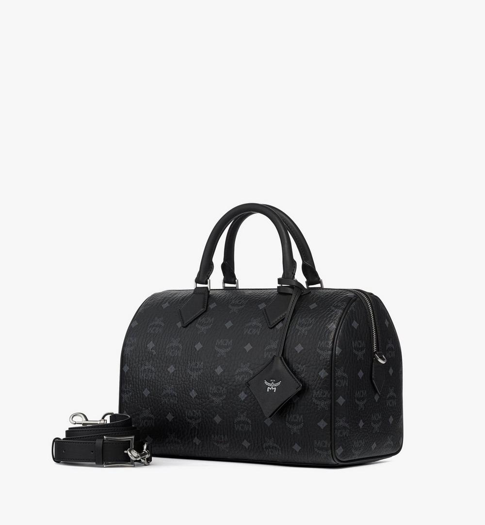 MWBGSEA01BK001-Ella Boston Bag in Visetos|