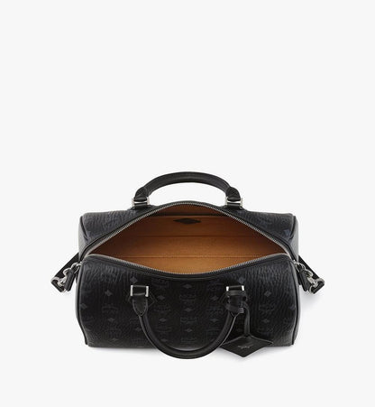 MWBGSEA01BK001-Ella Boston Bag in Visetos|