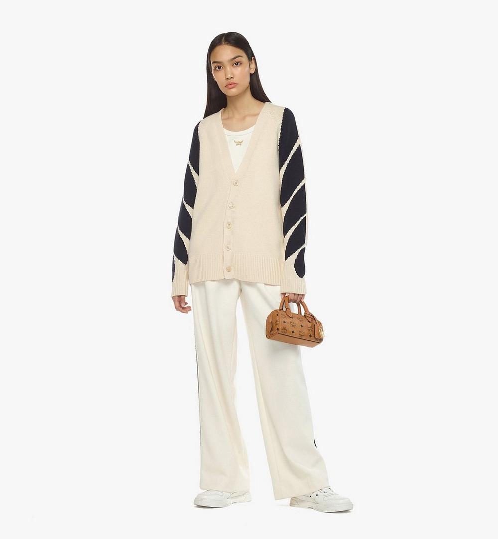 MWBESEA01CO001-Ella Boston Bag in Visetos|COGNAC