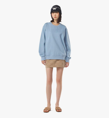 MHAESBC01L800S-Essential Laurel Ponte Sweatshirt|DELLA ROBBIA BLUE