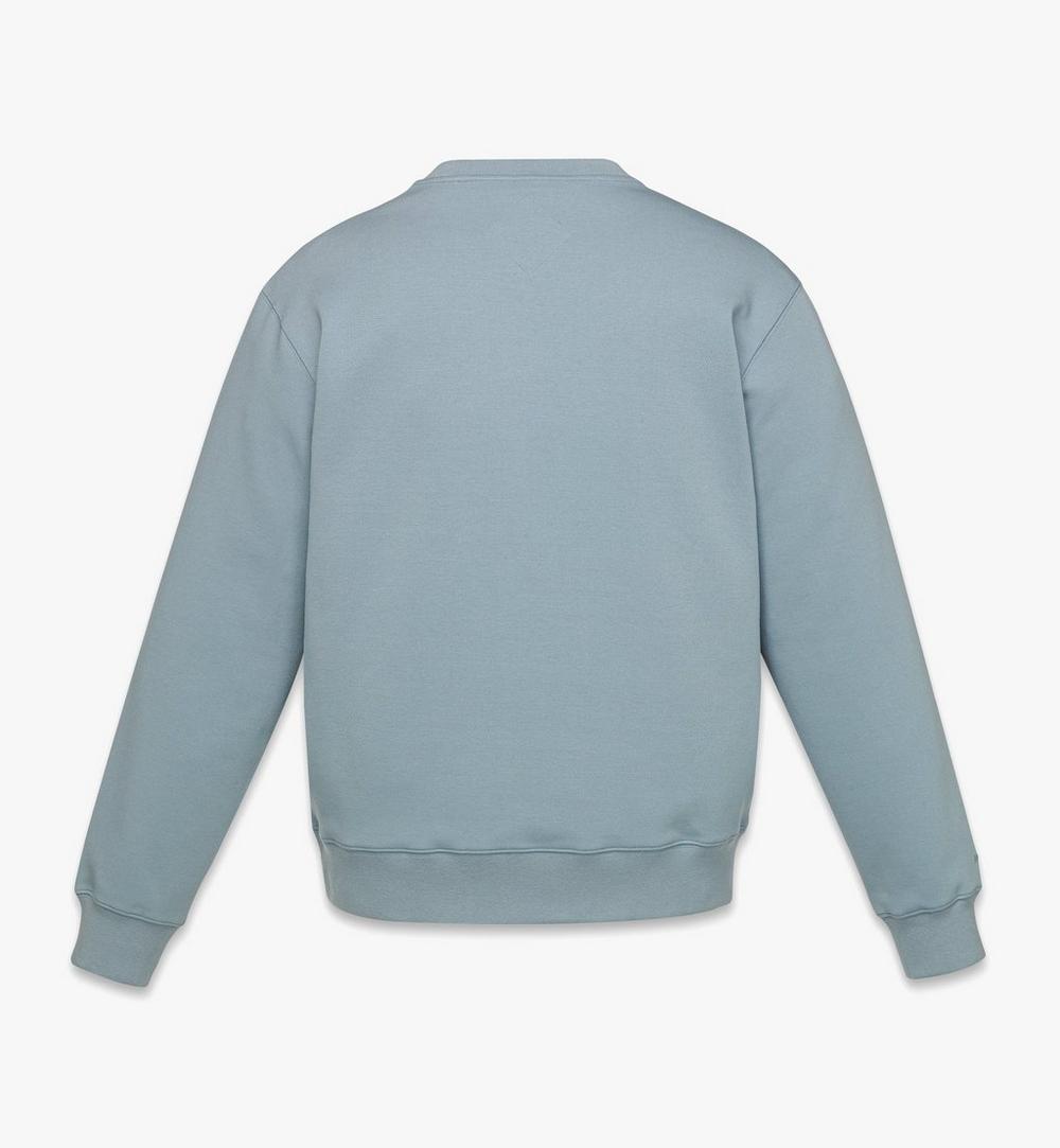 MHAESBC01L800M-Essential Laurel Ponte Sweatshirt|DELLA ROBBIA BLUE