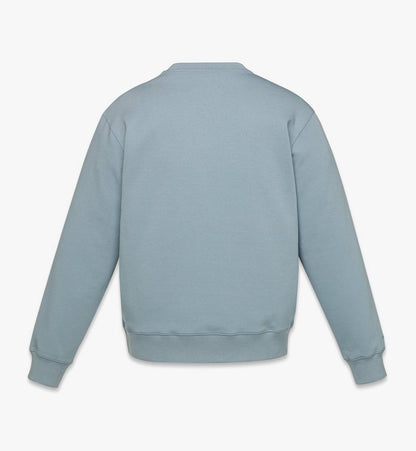 MHAESBC01L800M-Essential Laurel Ponte Sweatshirt|DELLA ROBBIA BLUE