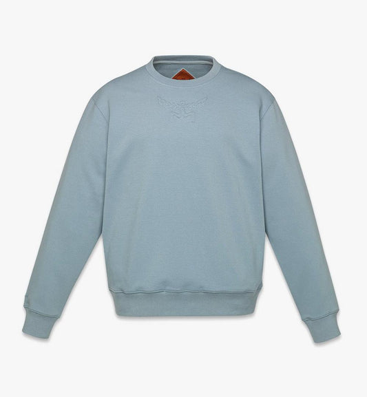 MHAESBC01L800L-Essential Laurel Ponte Sweatshirt|DELLA ROBBIA BLUE