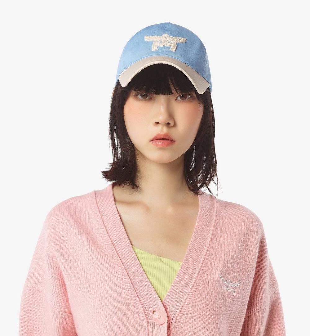 MECFSBC01L8001-Essential Logo Cap in Cotton Twill|DELLA ROBBIA BLUE