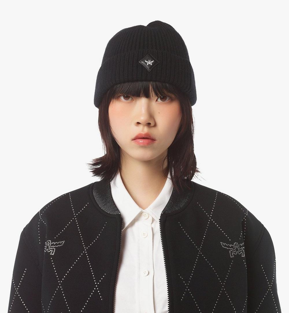 MEHFSBC01BK001-Essential Wool Beanie|BLACK