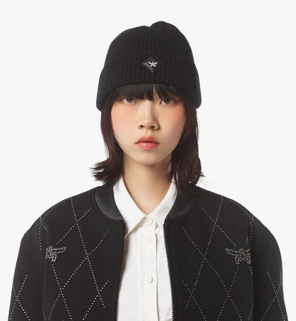 MEHFSBC01BK001-Essential Wool Beanie|BLACK