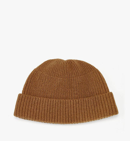 MEHFSBC01CO001-Essential Wool Beanie|COGNAC