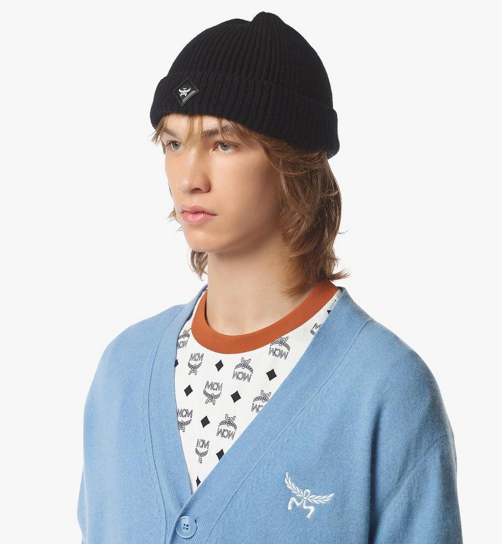 MEHFSBC01BK001-Essential Wool Beanie|BLACK