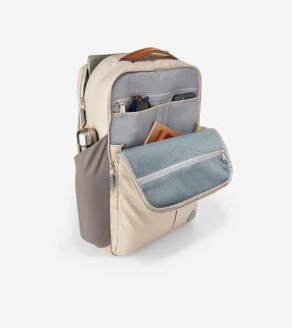 ColeHaan-ZERØGRAND Slim Convertible Backpack-f11856-Cement