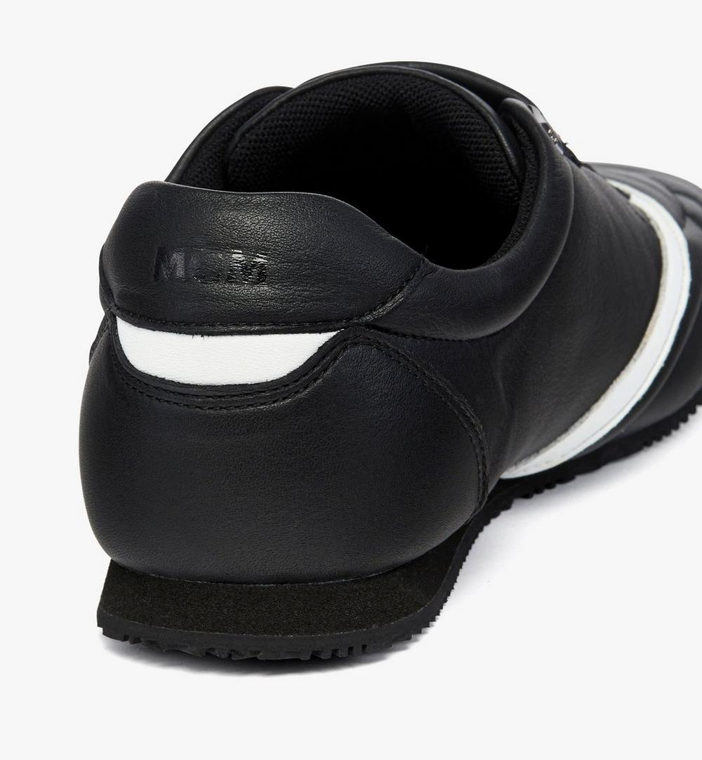 MESGSAP02BK038-Federlite Lo Slip-On Sneakers in Quilted Leather|