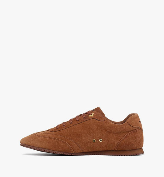MESFAAP01C9038-Federlite Lo Sneakers in Laurel Suede Leather|