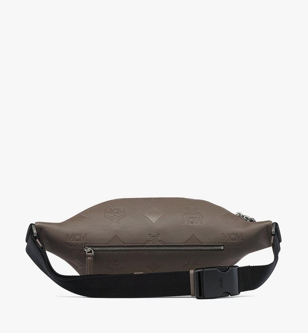 MMZESFI01FF001-Fursten Belt Bag in Maxi Monogram Leather|MOREL GREY