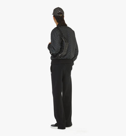 MMZAAFI01BK001-Fursten Belt Bag in Visetos|BLACK