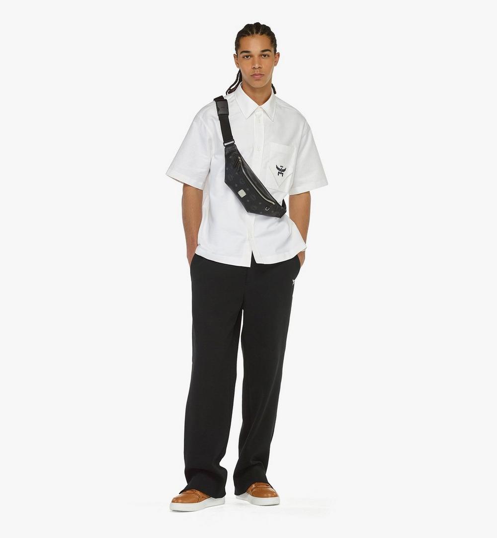 MMZAAFI04BK001-Fursten Belt Bag in Visetos|BLACK