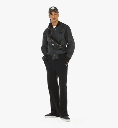 MMZAAFI01BK001-Fursten Belt Bag in Visetos|BLACK
