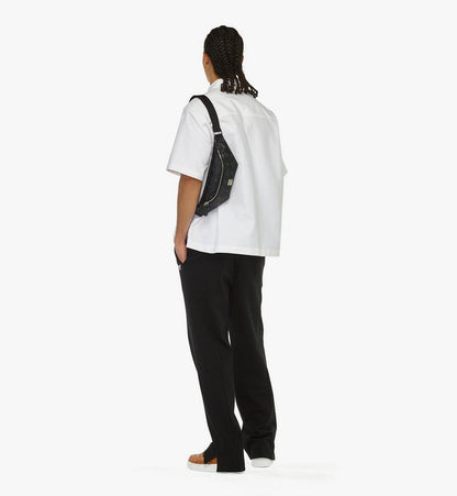 MMZAAFI04BK001-Fursten Belt Bag in Visetos|BLACK
