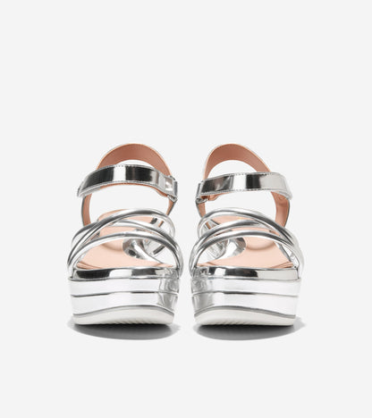 w27009-Women's Grand Ambition Addison Flatform Wedge-Silver Specchio