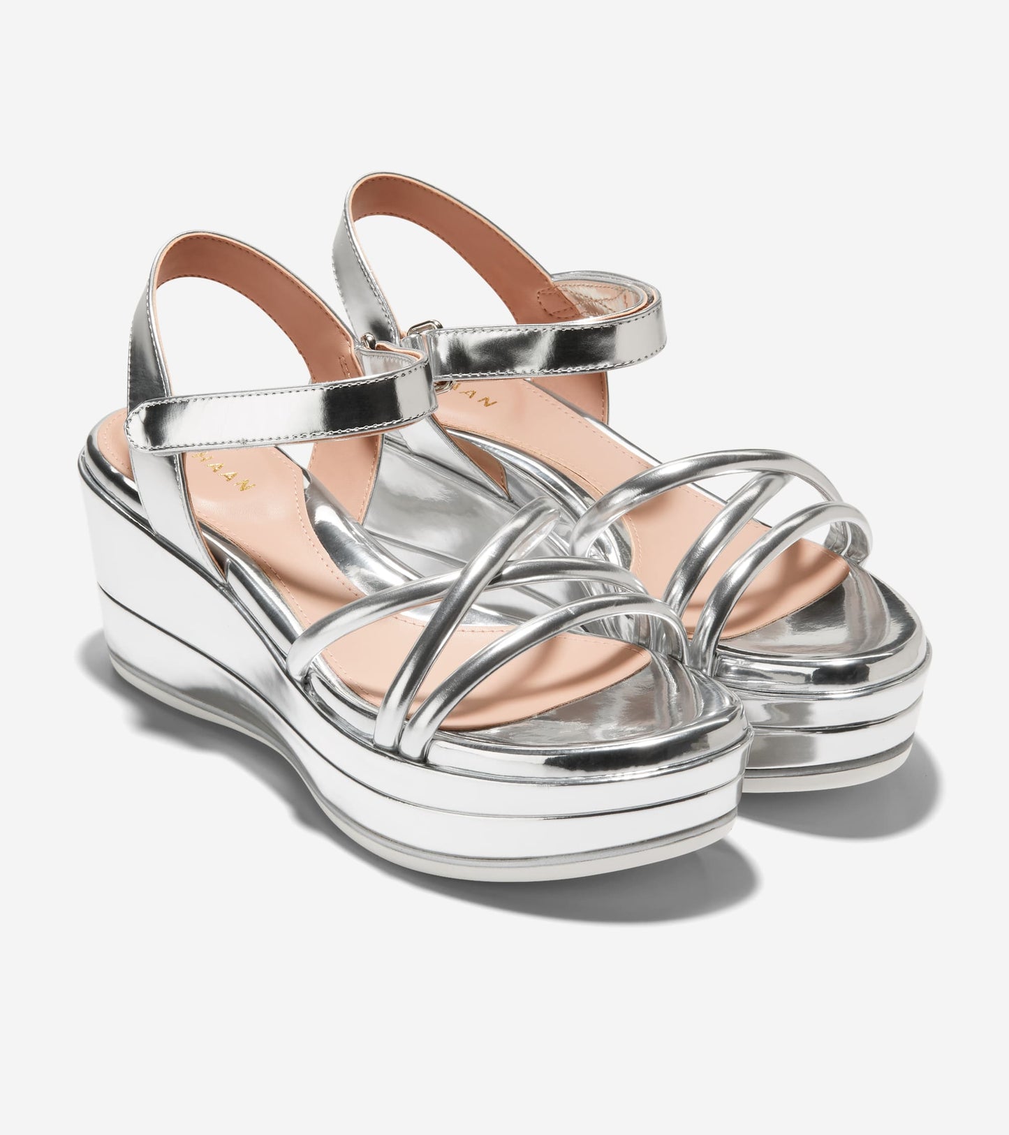 w27009-Women's Grand Ambition Addison Flatform Wedge-Silver Specchio