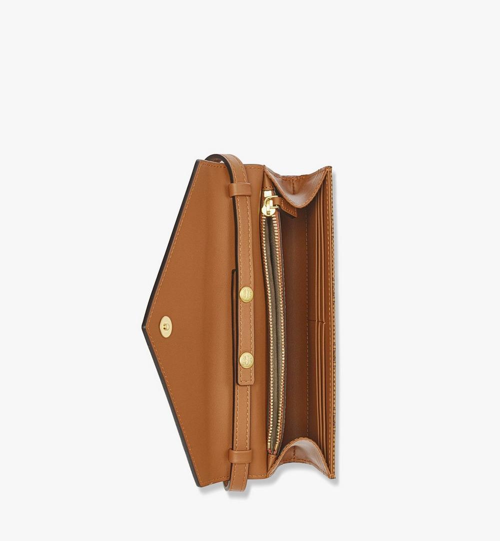 MYLFSAC03CO001-HIMMEL LAURETOS WALLET ON CHAI, ONE SIZE|COGNAC