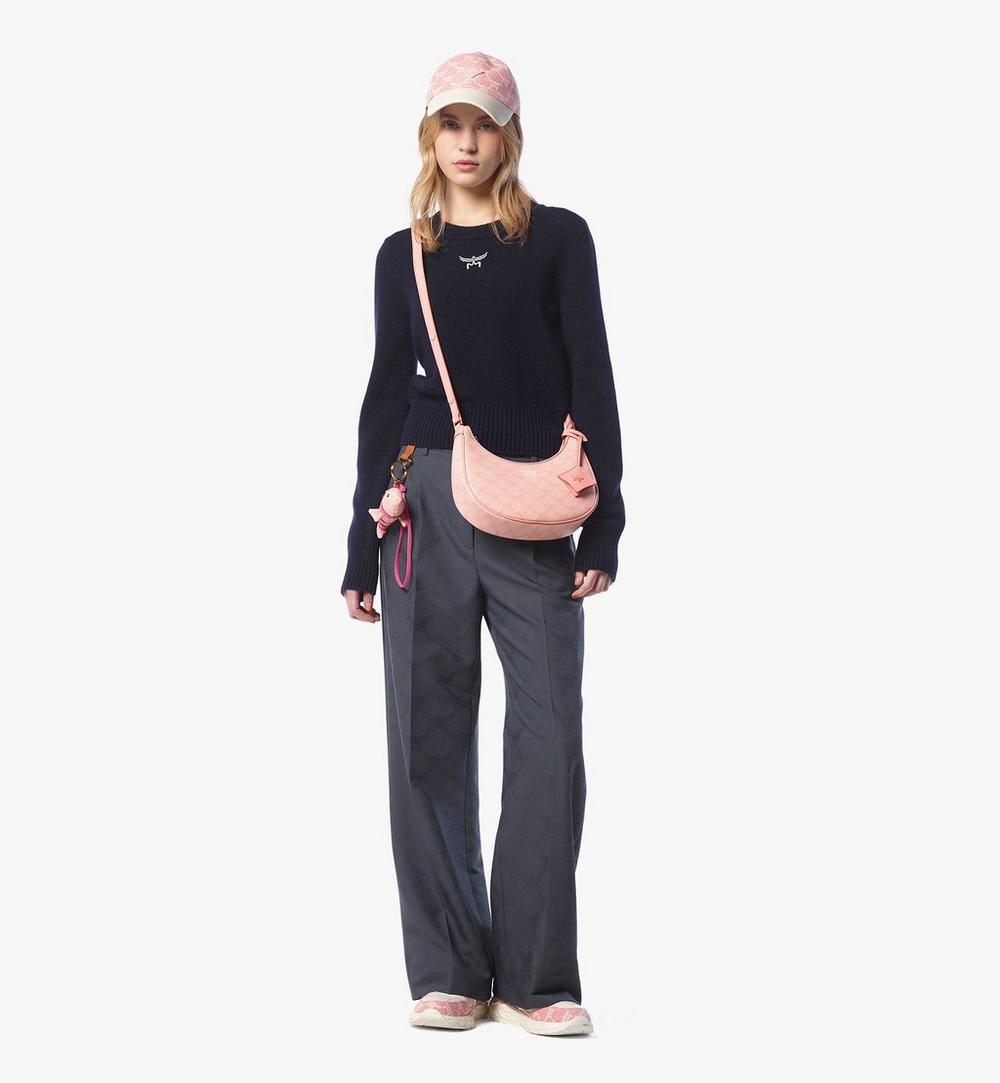 MWHFSAC02P6001-Himmel Ascending Moon Hobo in Lauretos|SILVER PINK